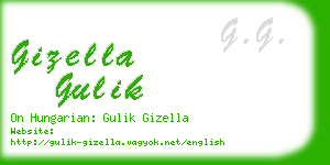 gizella gulik business card